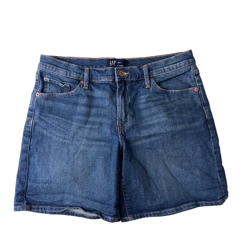 Gap Denim 5" Shorts Womens 10/30 Stretch Mid Rise Casual